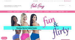 Desktop Screenshot of feelfoxy.com