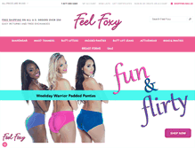Tablet Screenshot of feelfoxy.com